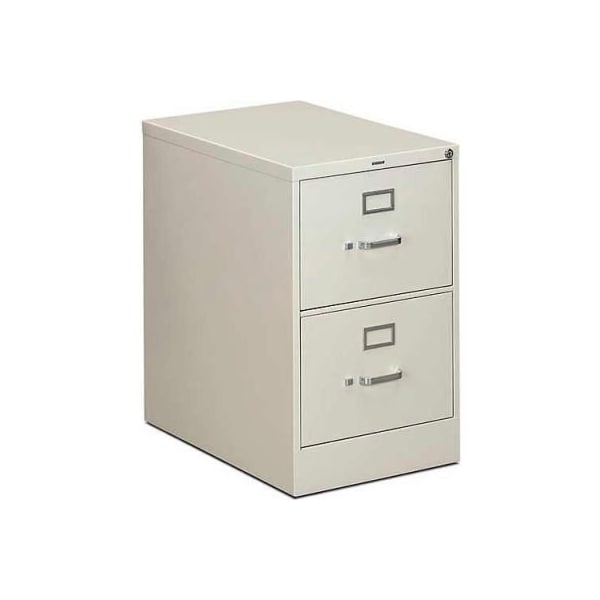 Hon HON - 310 Series 2 Drawer Vertical File 26-1/2"D Legal Light Gray HON312CPQ - main